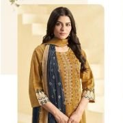 Festive Wear Mustard Yellow Pant Style Suit
