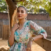 Sea Green Tunic with Multi-Design Embroidery